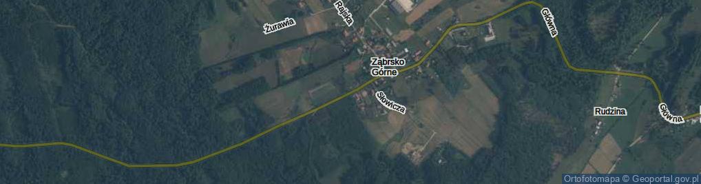 Zdjęcie satelitarne Na Wzgórze ul.